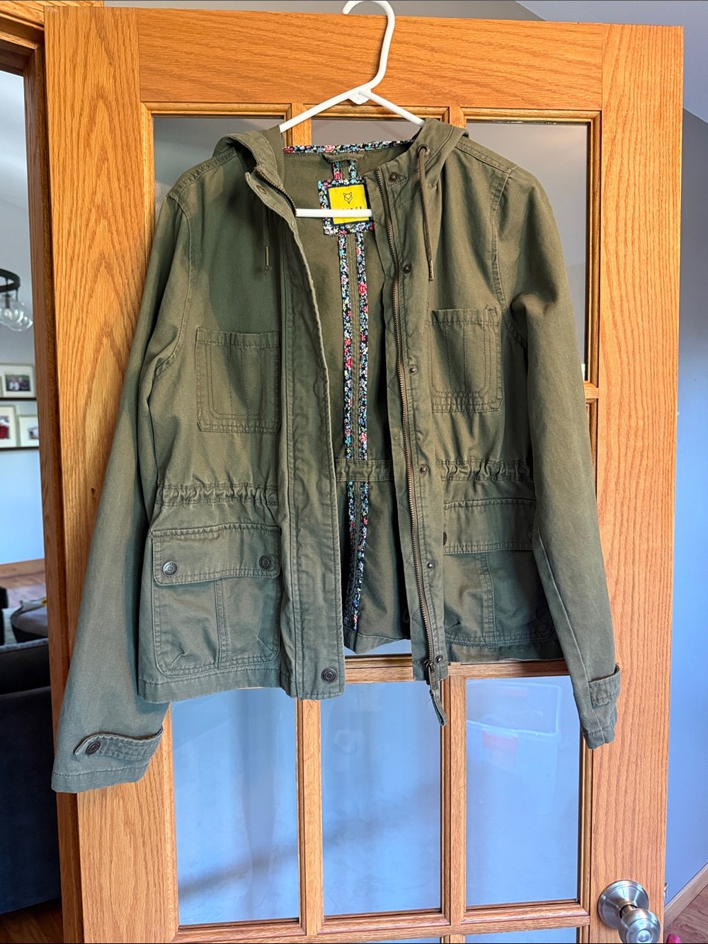 Prince & Fox Olive Green Utility Jacket with Hood